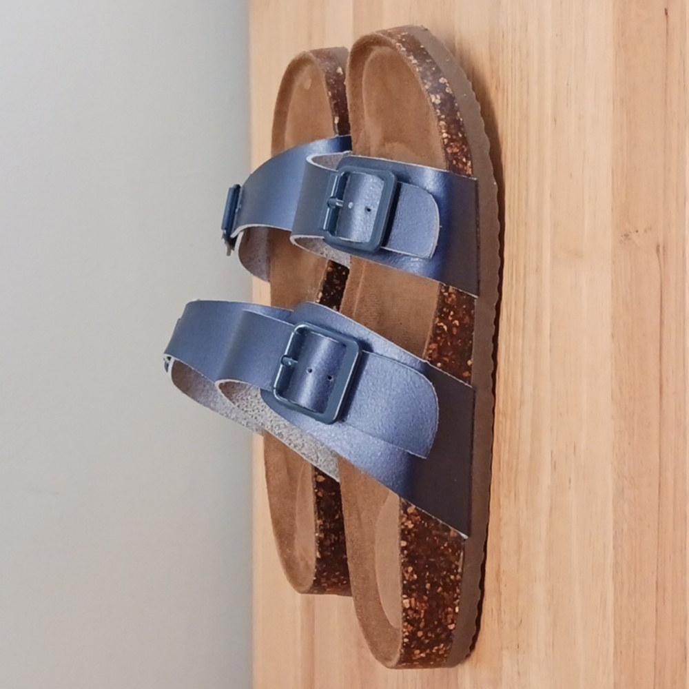 Birkenstock Style Arizona Sandal Blue Size 6 - 6 1/2 NWOT